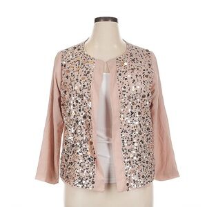 Gap Pink Sequin Cardigan